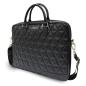 Preview: GUESS Luxus Laptop Bag Tasche Damen Herrentasche - Quilted bis 16“ Zoll schwarz